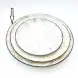 Ceramic Plate 12 Inches Rustic Speckle White Ceramic Plate 12 Inches Rustic Speckle White