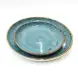 Ceramic Round Plate 10.75 Inches - Rustic Speckle Blue