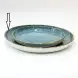 Ceramic Round Plate 10.75 Inches - Rustic Speckle Blue
