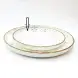 Ceramic Round Plate 10.75 Inches - Rustic Speckle White Ceramic Round Plate 10.75 Inches - Rustic Speckle White