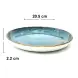 Ceramic Round Plate 8 Inches - Rustic Speckle Blue Ceramic Round Plate 8 Inches - Rustic Speckle Blue
