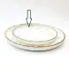 Ceramic Round Plate 8 Inches - Rustic Speckle White Ceramic Round Plate 8 Inches - Rustic Speckle White