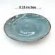 Ceramic Round Plate 8.25 Inches - Rustic Speckle Blue