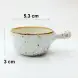 Ceramic Sauce Dish 8.3cm - Rustic Speckle White