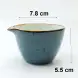 Ceramic Sauce Pot 120ml - Rustic Speckle Blue