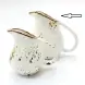 Ceramic Sauce Pot 120ml - Rustic Speckle White