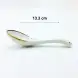 Ceramic Soup Spoon 13.2cm - Rustic Speckle White Ceramic Soup Spoon 13.2cm - Rustic Speckle White