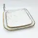 Ceramic Square Plate 25.5x25.5cm - Rustic Speckle White Ceramic Square Plate 25.5x25.5cm - Rustic Speckle White