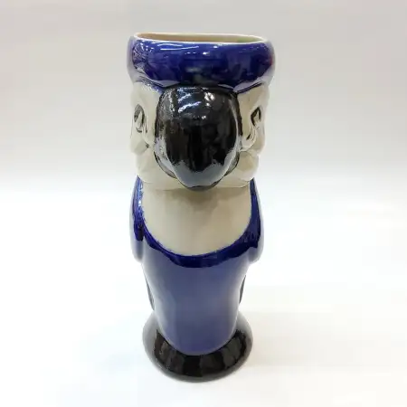 Ceramic Tiki Cocktail Mug 387ml - Blue Parrot